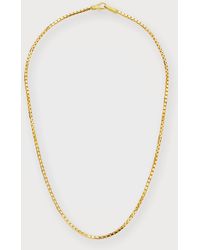 Konstantino - 18k Yellow Gold Box Chain Necklace - Lyst
