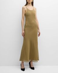 Chloé - X Atelier Jolie Layered Fishnet Maxi Slip Dress - Lyst