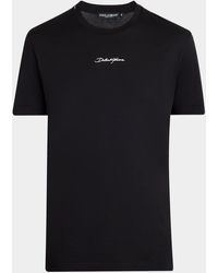Dolce & Gabbana - Logo Crew T-Shirt - Lyst