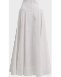 Lela Rose - Pleated Full Maxi Skirt - Lyst