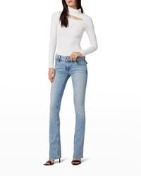 Hudson Jeans - Beth Mid-Rise Faded Bootcut Jeans - Lyst