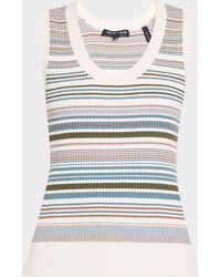 Veronica Beard - Ezinna Stripe Knit Tank Top - Lyst