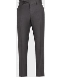 Giorgio Armani - Apos;S Solid Wool Flat-Front Trousers - Lyst