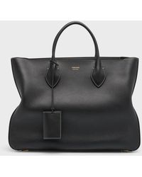 Ferragamo - Large Leather Tote Bag - Lyst