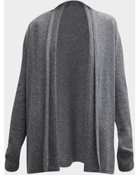 Neiman Marcus - Cashmere Basic Open Cardigan - Lyst