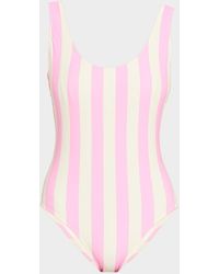 Solid & Striped - The Anne-Marie Striped One-Piece Swimsuit - Lyst