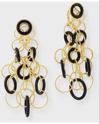 Buccellati - Hawaii Onyx Circle Earrings In 18k Gold - Lyst