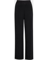 Emanuel Ungaro - Wide-Leg Rhinestone Pants - Lyst