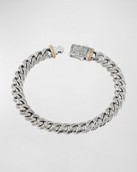 Konstantino - Engraved Chain Bracelet With 18K - Lyst