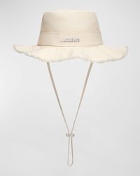 Jacquemus - Le Bob Artichaut Raised Logo Bucket Hat - Lyst
