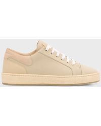 Giuseppe Zanotti - Gz-City Textile And Leather Low-Top Sneakers - Lyst