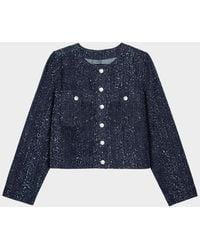Rails - Capistrano Denim Tweed Jacket - Lyst