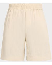 Helmut Lang - Apos;S Cotton Stretch Pull-On Shorts - Lyst