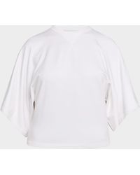Jonathan Simkhai - Amara Kimono-Sleeve Tee - Lyst
