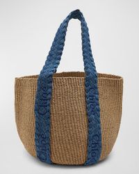 Chloé - X Mifuko Woody Large Basket Bag With Braided Handles - Lyst