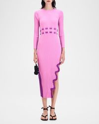 princess polly baby blue dress ellamendelsohn so stunning in ASTER REVERSIBLE WAVY ASYMMETRIC DRESS   