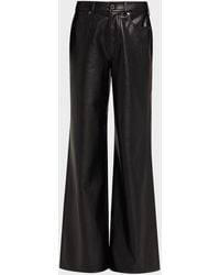 Veronica Beard - Kasey Mid-Rise Wide-Leg Pants - Lyst