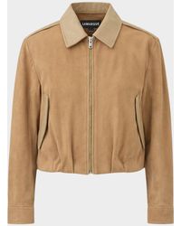 Lamarque - Robbie Suede Bomber Jacket - Lyst