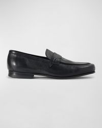 Paul Stuart - Soft Leather Penny Loafers - Lyst