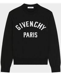 Givenchy - Apos;S Logo Cotton-Blend Crewneck Sweater - Lyst