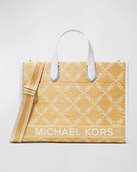 MICHAEL Michael Kors - Gigi Large Grab Monogram Tote Bag - Lyst