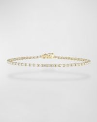Lana Jewelry - 14k Baguette Diamond Tennis Bracelet - Lyst