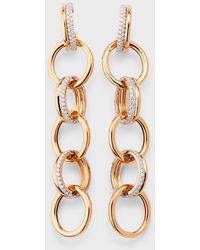 WALTERS FAITH - Thoby 18k Rose Gold And Diamond Multi Ring Dangle Earrings - Lyst
