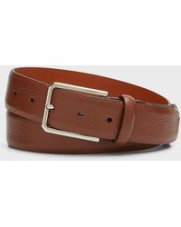 Santoni - Apos;S Grained Leather Belt - Lyst