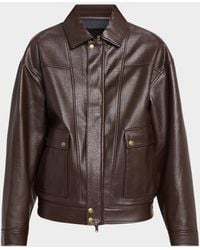 PAIGE - Ashland Faux Leather Jacket - Lyst