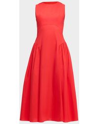 Shoshanna - Grayson Drop-Waist Sleeveless A-Line Dress - Lyst