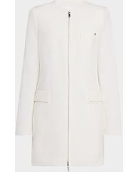 Helmut Lang - Tailored Zip-Front Mini Dress - Lyst