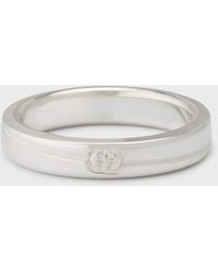 Gucci - Tag Ring, 4mm Silver - Lyst