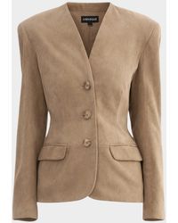 Lamarque - Abitha Hourglass Suede Jacket - Lyst