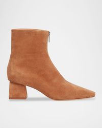 Jonathan Simkhai - Ryder Suede Zip Booties - Lyst