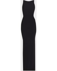 La Petite Robe Di Chiara Boni - Eman Sleeveless Draped Column Gown - Lyst