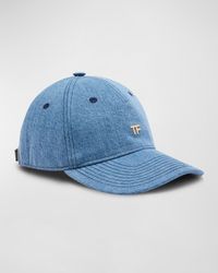 Tom Ford - Tf Logo Denim Baseball Cap - Lyst