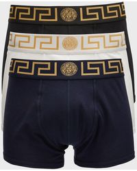 Versace - 3-pack Low Rise Greca Trunk - Lyst