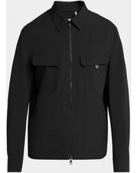 Moncler - Apos;S Polyester Double Pocket Full-Zip Shirt Jacket - Lyst