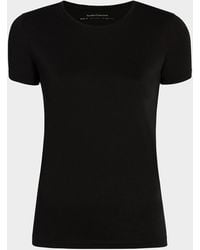 Another Tomorrow - Crew-Neck Cotton Tee - Lyst