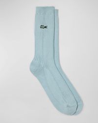 Lacoste - X Le Fleur Knit Logo Socks - Lyst