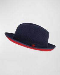 Keith James - King-Brim Wool Fedora Hat - Lyst