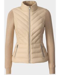 SOIA & KYO - Lightweight Down Mixed Media Jacket - Lyst