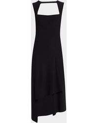 IRO - Collas Sleeveless High-Low Midi Dress - Lyst