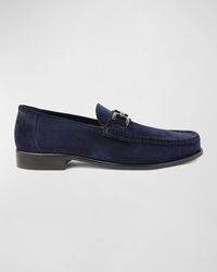 Bruno Magli - Trieste Horse-bit Leather Loafers - Lyst