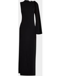Rosetta Getty - Twisted Cape Maxi Dress - Lyst