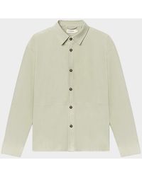 FRAME - Apos;S Suede Button-Down Shirt - Lyst