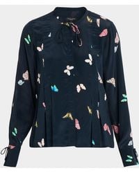 Rag & Bone - Arden Floral Blouse - Lyst