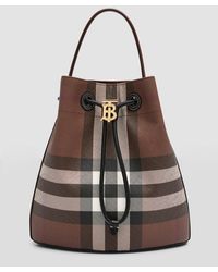 Burberry - Small Tb Bucket Bag - Lyst