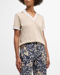 Bogner - Lydia Pique Jersey Performance Polo - Lyst