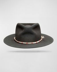 Worth & Worth by Orlando Palacios - Mule Kick Beaver Felt Fedora Hat - Lyst